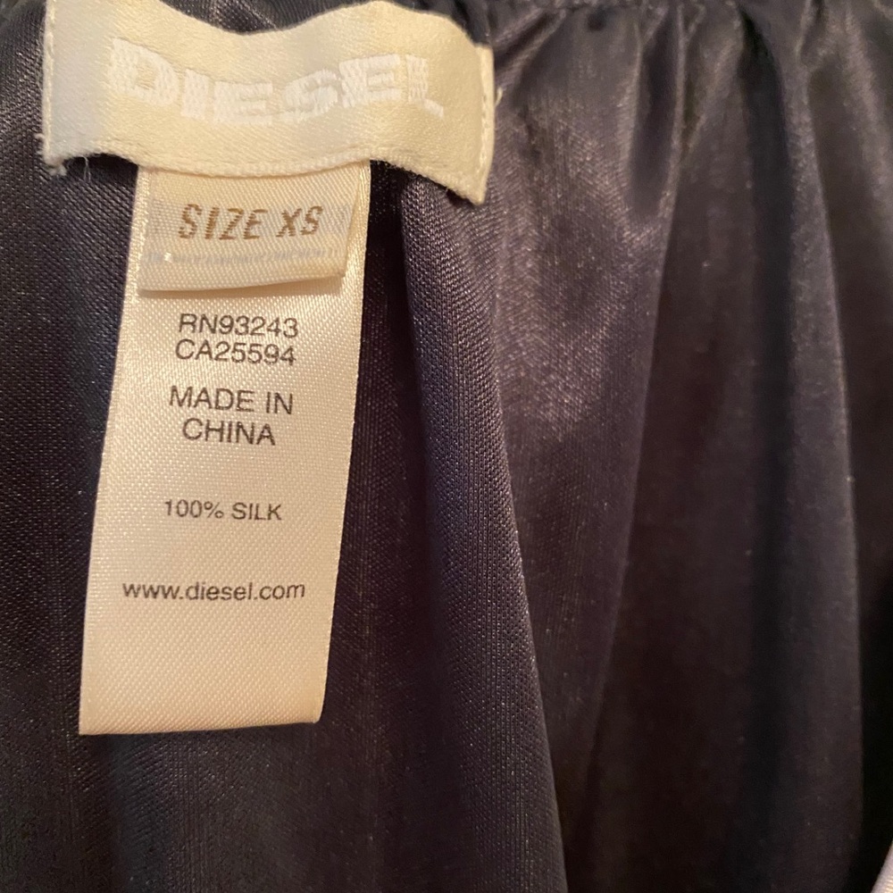 DIESEL Lightweight silk flying dress , Size XS - Picture 4 of 6